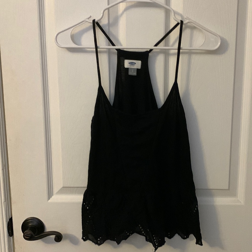 Size small black old navy top